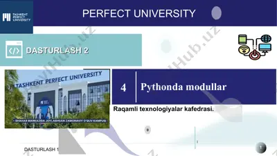 python modullar — PPT