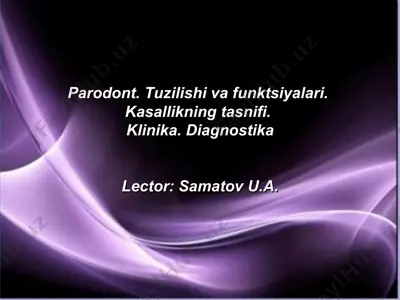 parodont — PPT