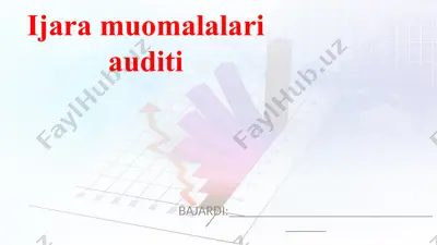 ijara muomalalari auditi — PPTX