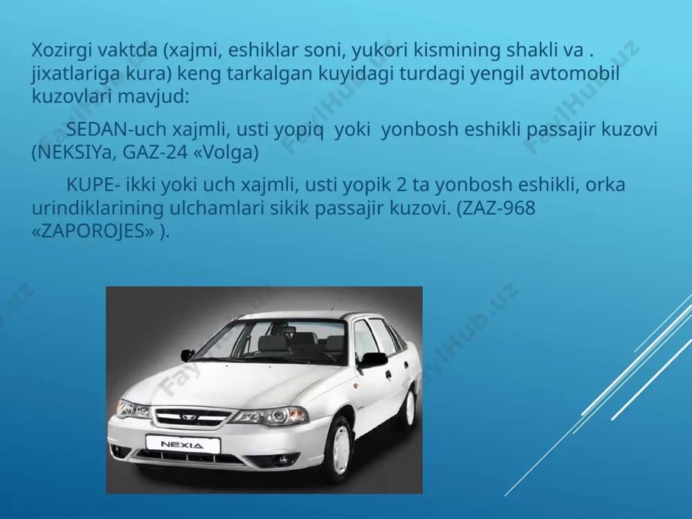 yengil avtomobil kuzovlari - Page 4