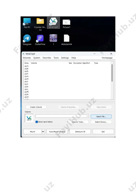 truecrypt yordamida ma'lumotlarni shifrlash - Page 5