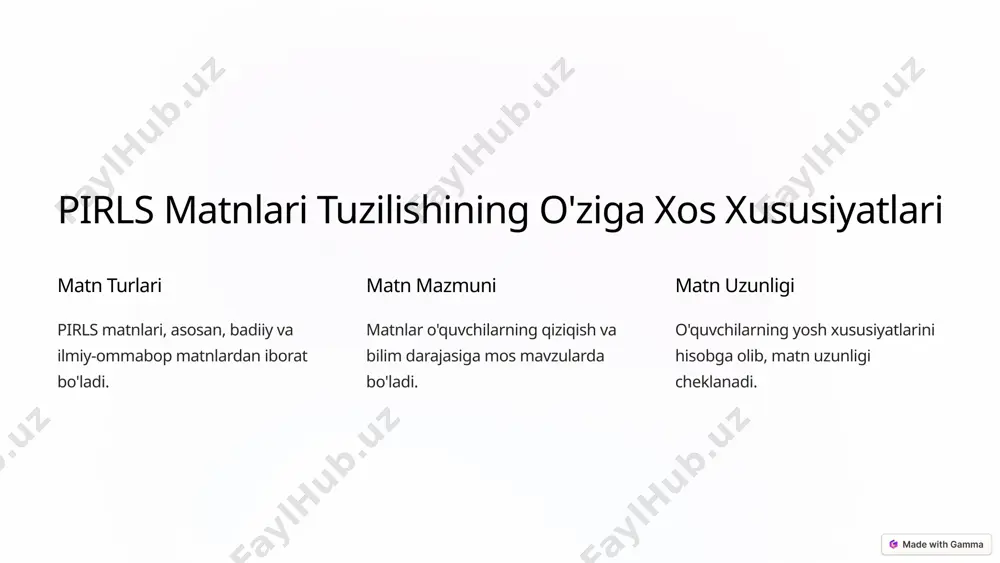 pirls matnlari va onlayn matnlarini tahlil qilish - Page 3