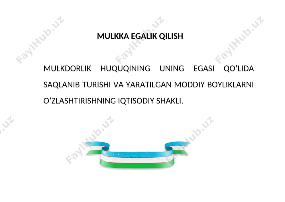 mulkchilik munosabatlari mahiyati va iqtisodiy mazmuni - Page 4