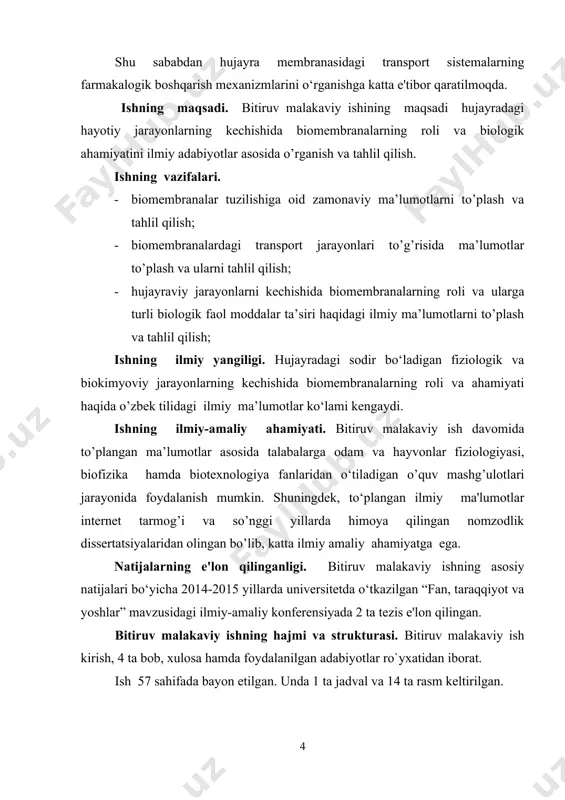 jayradagi hayotiy jarayonlar haqida umumiy tushuncha. tirik organizmlar xilma-xil bo'lishiga qaramay, ularning barchasi hujayraviy tuzilishga ega hamda o'xshash kimyoviy elementlar va moddalardan iborat. yirik sut emizuvchi hayvon kit ham, mayda chivin ham hujayralardan tuzilgan. hujayra tiriklikning barcha xossalarini o'zida mujassamlashtirgan eng kichik birlikdir. organizm bilan tashqi muhit o'rtasida doimo moddalar va energiya almashinuvi sodir bo'lib turadi. ba'zi bir moddalar organizm tomonidan o'zlashtirilsa, boshqa moddalar, aksincha, tashqi muhitga chiqarib yuboriladi. bunda murakkab jarayonlar kuzatilib, natijada oddiy moddalardan murakkab moddalar hosil bo'ladi, ular o'z navbatida organizmning tana tuzilishi uchun sarflanadi. yoki murakkab moddalar oddiy moddalarga parchalanishi mumkin, bunda organizmning hayot faoliyati uchun zarur bo'lgan energiya ajralib chiqadi. moddalar almashinuvi organizmdagi hujayralarning tiklanishi, o'sishi va ishlashini ta'minlaydi. barcha tirik mavjudotlar oziqlanadi. oziqlanish tashqi muhitdan ozuqa moddalarni o'zlashtirishdir. ozuqa barcha tirik organizmlar uchun zarur, chunki u organizmdagi hujayralarning tiklanishi, o'sishi va boshqa ko'pgina jarayonlar omili bo'lib, moddalar va energiya manbayi hisoblanadi. tirik organizmlar o'z …