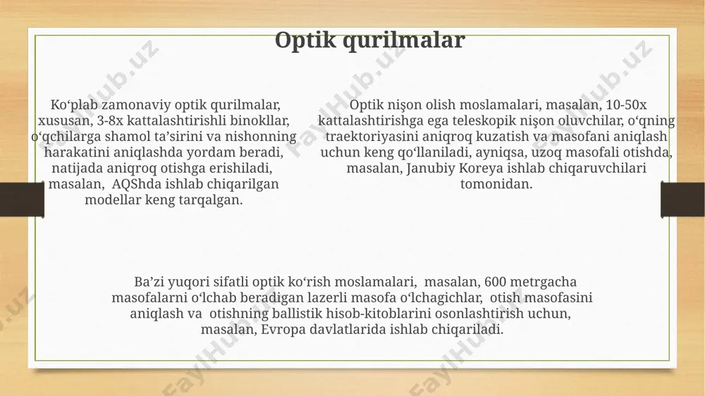 o'q otish qurollari, o'q-dorilar va optik asboblar - Page 5