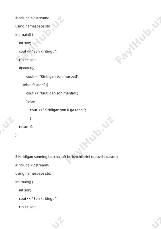 dasturlash asoslari || fanidan joriy nazorat ishi - Page 3