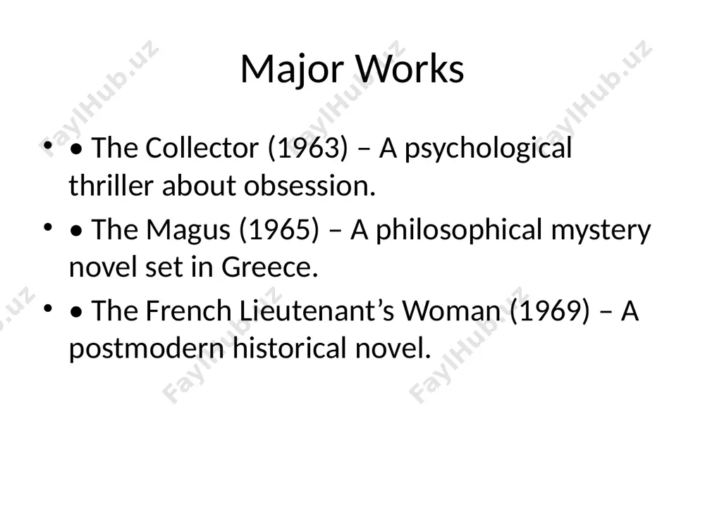 john fowles: life and works - Page 5