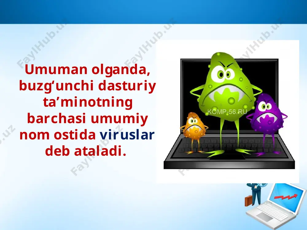 kompyuter viruslari va virusdan himoyalash usullari 11-sinf - Page 4