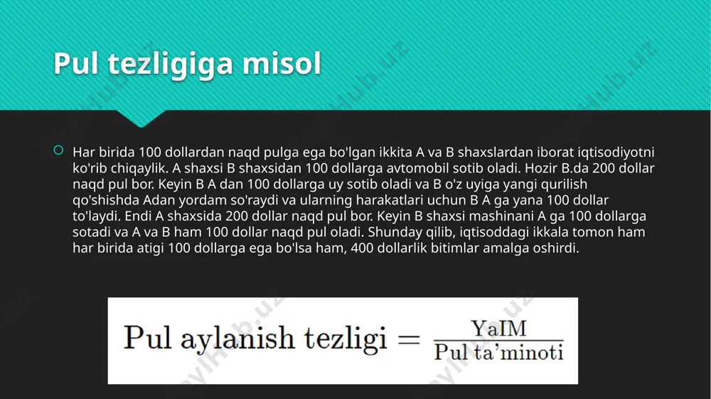 hi va muomala muddati tugaganidan keyin qo‘ygan pul mablag‘ini hamda foyda sifatida ustama foizini oluvchi qimmatli qog’oz hosilaviy qimmatli qog‘ozlar - bu shartnomalar bo‘lib, ular bo‘yicha bir tomon qimmatli qog‘ozlarning ma’lum bir miqdorini ma’lum muddatda kelishilgan narxda sotib olish yoki sotish huquqi yoxud majburiyatini oladi. ko‘pincha bazis aktivi sifatida aksiya­lar va obligatsiyalar ishtirok etadi. opsion - qimmatli qog‘ozlarni opsionda ko‘rsatilgan muddatda qat’iy belgilangan narxda sotish va sotib olish huquqini tasdiqlovchi emissiyaviy qimmatli qog‘oz. bunda treyderga aktivni belgilangan narxda sotib olish yoki sotish tanlovini (huquqini) beradi, lekin ular buni qilishga majbur emas . fyuchers - o‘zida nazarda tutilgan muddatda muayyan miqdordagi qimmatli qog‘ozlarni qat’iy belgilangan narxda sotib olish yoki sotish majburiyatini tasdiqlovchi emissiyaviy qimmatli qog‘oz. fyuchers shartnomalari birjalarda sotiladigan qimmatli qog‘ozlarga ham, tovarlarga ham taqdim etilishi mumkin. qimmatli qog‘ozning hayotiylik sikli 1 emissiya oldi - bozor tendensiyasini tadqiq qilish, maqsadga muvofiqligi, emissiya strategiyasini ishlab chiqish 2 davlat ro’yxatidan o’tkazish – reklama …