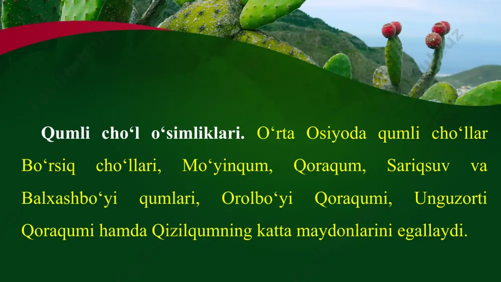 o‘rta osiyo cho‘l o‘simliklari 7-sinf - Page 3