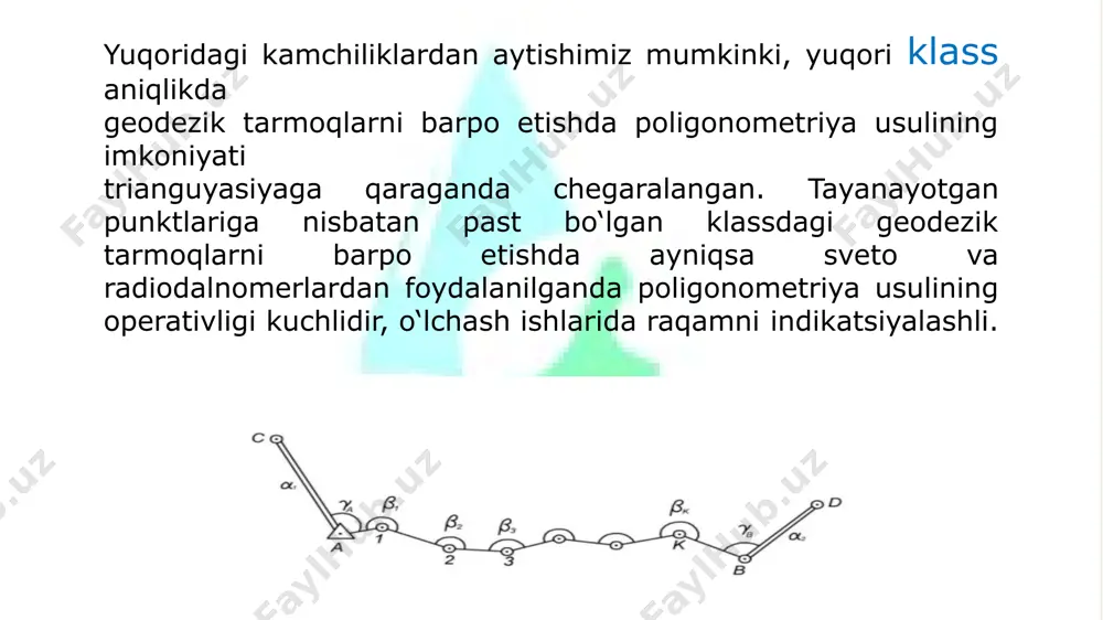 dаvlаt geodezik tаrmog‘ini bаrpo etishning poligonometriya usuli - Page 5