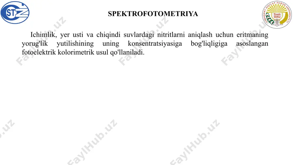 spektrofotometriya tahlilasoslari - Page 4