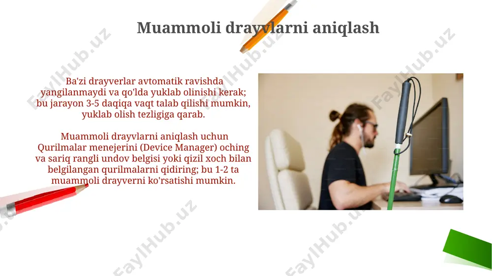 drayverlarni kompyuterlarga qanday o'rnatish - Page 5