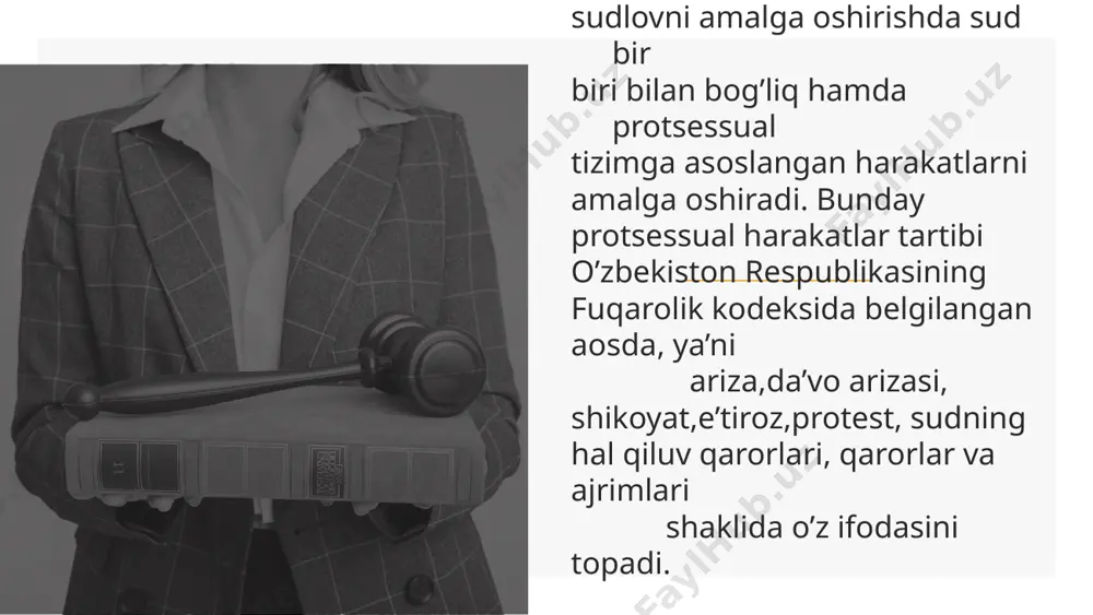 fuqarolik protsessual hujjatlari va ularning til xususiyatlari - Page 5