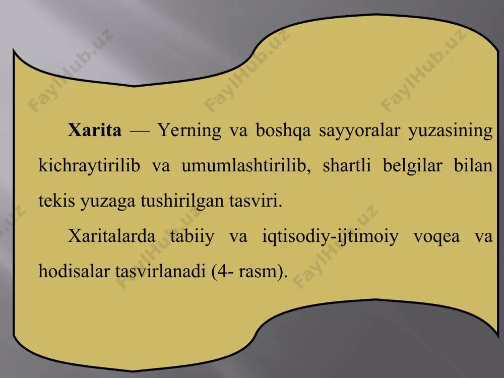 geografik xaritalar va ularning shartli belgilari 7-sinf - Page 5