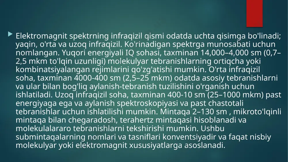infraqizil (iq)-spektroskopiya - Page 5