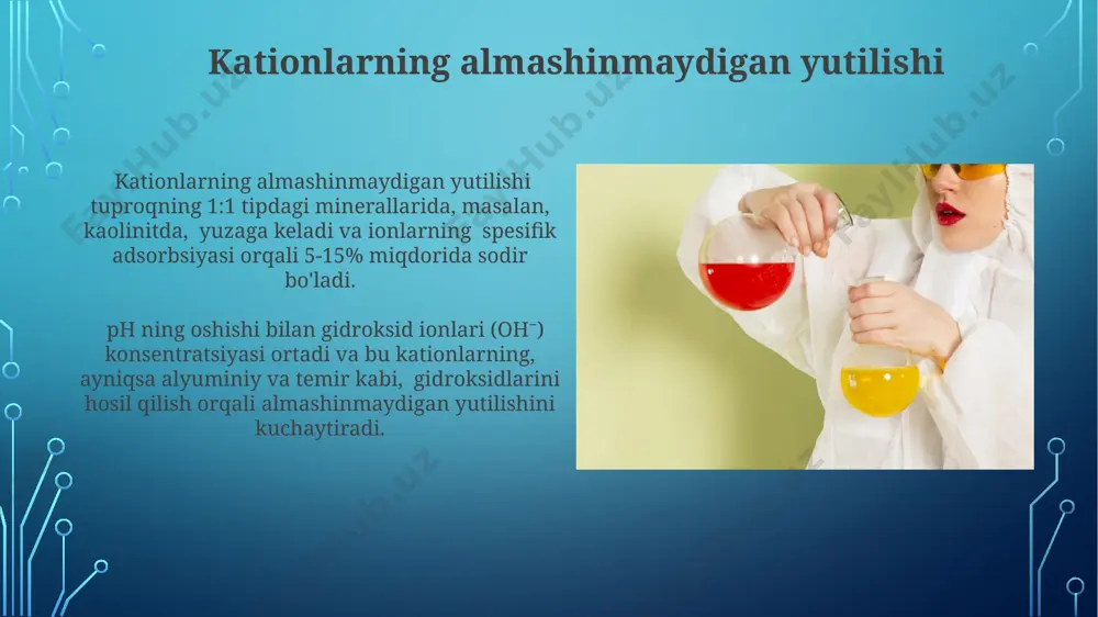 kationlar almashinib yutilishining asosiy qonuniyatlari - Page 3