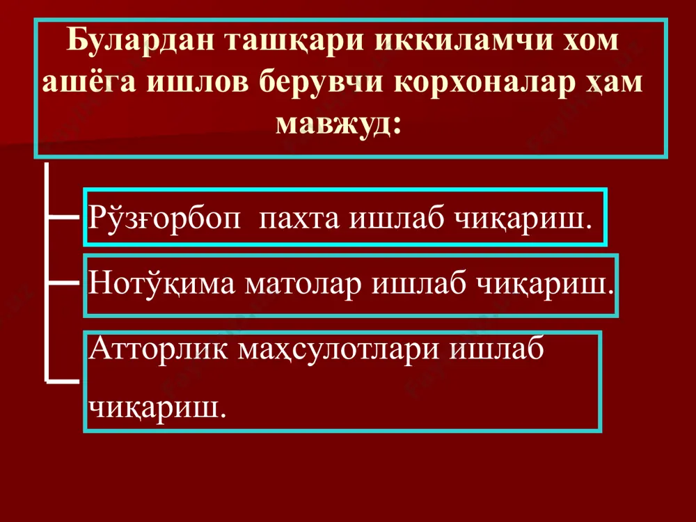 to'qimachilik sanoatining rivojlanishi va uning tarmoqlari. yigirish sistemalari - Page 4