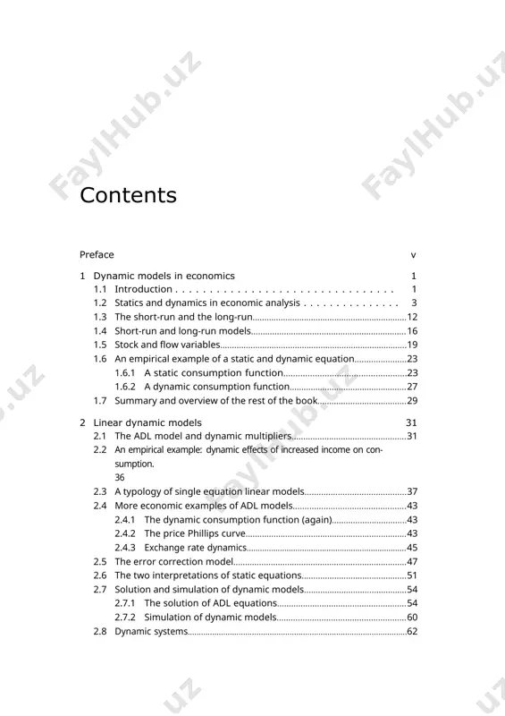 f information lags, time often goes by before changes in economic circumstances are recognized and some sort of adaptive action is taken by economic agents (households, firms and the government). there are also institutional arrangements, social and legal agreements and social norms which imply that we will expect gradual adjustment to be typical of economic behaviour. annual or biannual wage bargaining is one important example of such an institution, responsible for intermittent pay raises at the individual level, and smooth wage development at the aggregate level. the manufacturing of goods is not instantaneous—although economists often formulate models as if production is instantaneous—but takes considerable time, even years in the case of projects with huge capital investment. dynamic behaviour is also induced by the fact that 1 many economic decisions are heavily influenced by what firms, households and the government anticipate about the future. often expectation formation will attribute a large …