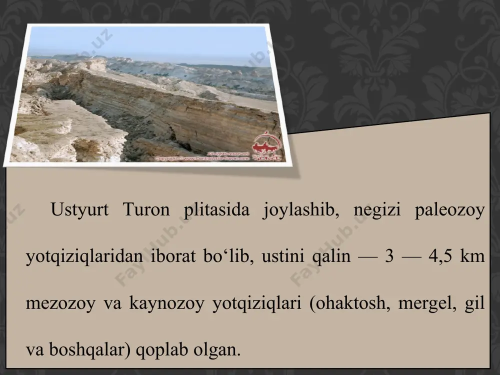 ustyurt tabiiy geografik okrugi 7-sinf - Page 3