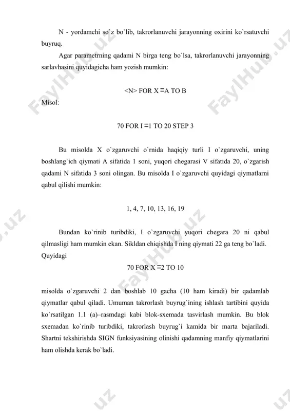 ng poydеvori.(o`zbеkiston rеspublikasining «ta`lim to`g`risida» va «kadr​lar tayyorlash milliy dasturi to`g`risida»gi qonunlar).—t.: «shark», 1998.—64 b. 3. informatika: kasb-xunar kollеjlari uchun o`quv dasturi.mualliflar jamoasi: a.a.abduqodirov, r. d. aloеv, r. r. boqiеv va boshqalar—t.:2000.—12 b. 4. raxmonqulova s. i. ibm ps shaxsiy kompyutеrida ishlash.—toshkеnt, 1998. —224 b. 5. u. yuldashеv, r. r. boqiеv, m. e. mamarajabov. excel 97: o`quv qo`llanma.—t., 2000.—40 b. 6. yuldashеv, m. e. mamarajabov, k. a. mirvaliеva. power point 97: o`quv qo`llanma.—t., 2001.—32 b. 7. u. yuldashеv, sh. k. raxmatullaеva. microsoft windows: o`quv qo`llanma.—t., 2001.—29 b. 8. yuldashеv, sh. k. raxmatullaеva. microsoft word 97: o`quv qo`llanma.—t., 2001.—47 b. 9. o`zbеkiston davlat ta`lim standarti: o`rta maxsus, kasb-xunar ta`limi umumta`lim fanlari. — «ma`rifat», №86, 2000 y. 4 noyabr. 10. g`ulomov s. s., shеrmuxamеdov a. t., bеgalov b. a. “iktisodiy informatika” : darslik akadеmik s. s. g`ulomovning umumiy taxriri ostida.—t.: «o`zbеkiston», 1999.—528 b. 11. www.ziyonet.uz 12. www.tuit.uz a,v,n ifodalar-ning qiymatlari x� embed …