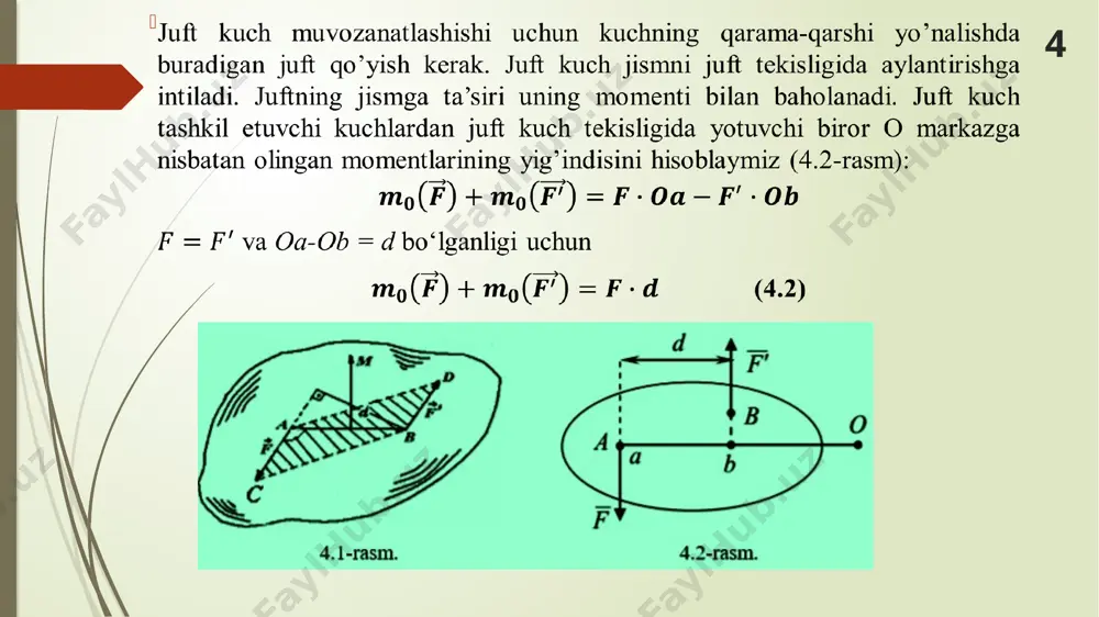 juft kuchlar nazariyasi - Page 4