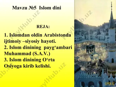 islom dini — PPT