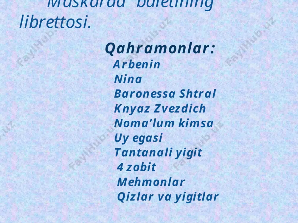 "maskarad" baleti - Page 5
