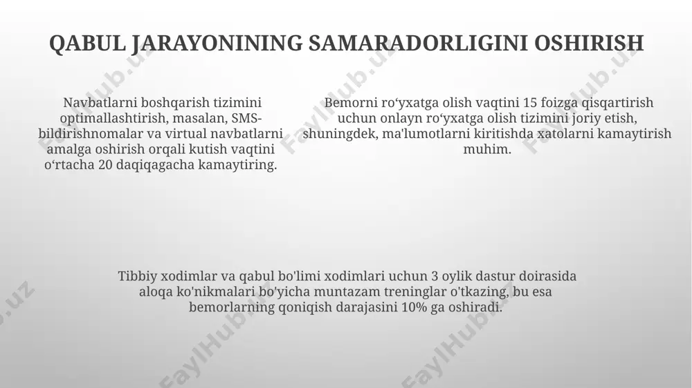 qabul bólimi va bemorlarni qabul qilish - Page 5