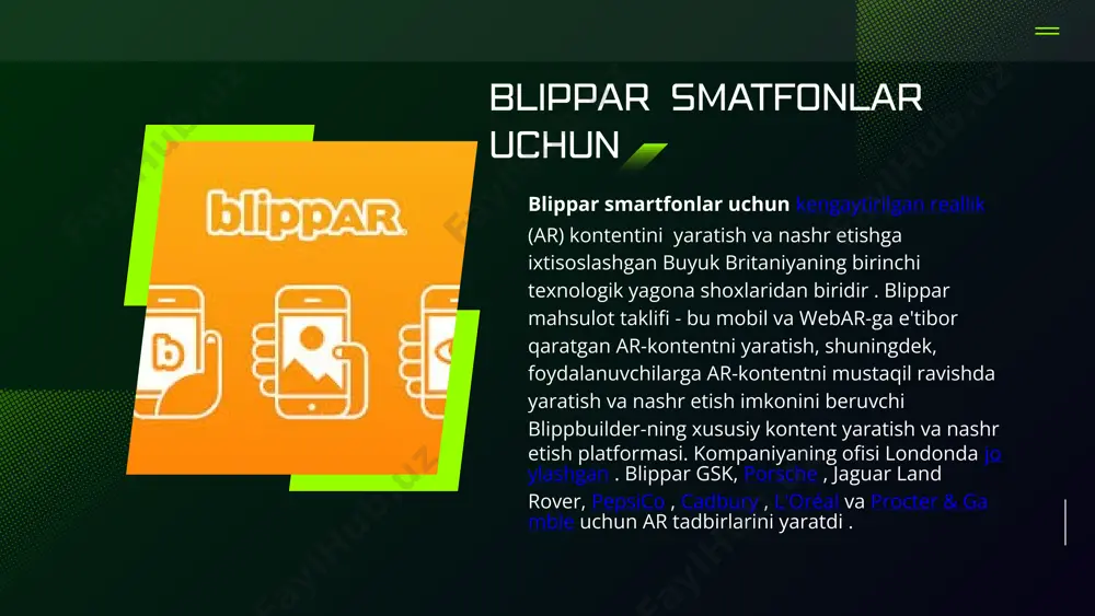 blippar ilovasida ishlash - Page 5