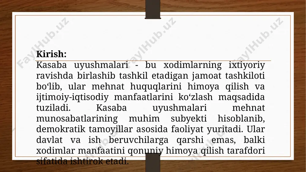 kasaba uyushmasi: vazifalari va majburiyatlari - Page 3