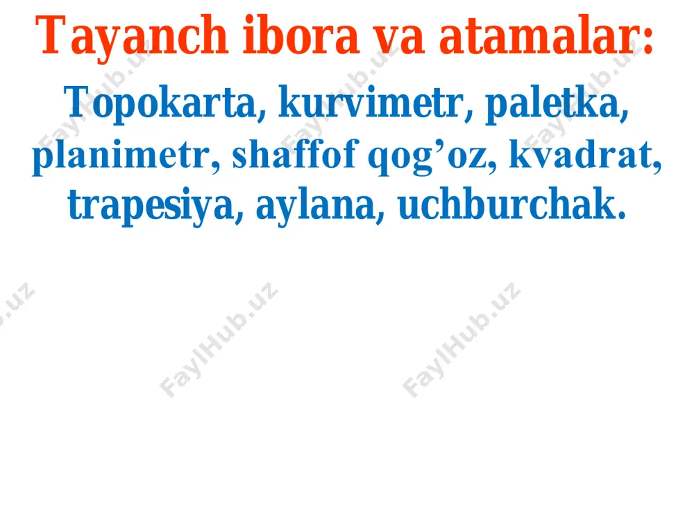 topokartada masofa va maydonlarni o’lchash - Page 3