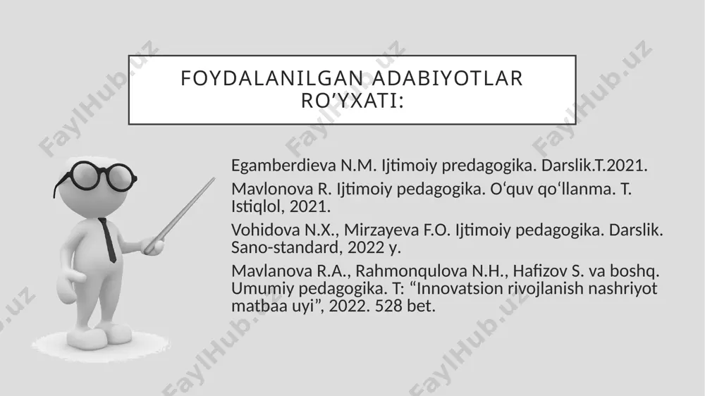 alari o‘rtasidagi qarama - qarshilik sabablarini aniqlash va ularni bartaraf etish yo‘llarini aniqlash zarurligi talab etilmoqda. zamonamiz bilan hamnafas yoshlarni tarbiyalashda pedagogika va sotsiologiya fanlarining hamkorligi alohida ahamiyat kasb etadi. vaholanki ta’lim - tarbiyaning o‘zi ijtimoiy hodisa va pedagogik jarayondir. ikkinchidan, ba’zi jamiyat a’zolarining ongidagi ma’naviy bo‘shliqning ijtimoiy kelib chiqishi sababalarini aniqlash, ularni hal qilish mexanizmini yaratish kabi yangi muammolarning yechimini topish uchun pedagogik va sotsiologik tushunchalarning tutashligiga asoslangan yangi metodologiyani talab etmoqda. uchinchidan, bozor iqtisodiyoti sharoitida ijtimoiy munosabatlar va bunda davlatning roli, axborotlar, ustoz - shogird munosabatlari, kadrlar muammolari, yoshlarning ma’naviyatida ro‘y berayotgan zaiflikning sabablari, ularni aniqlash, tekshirish, hal etish, ijtimoiy faollik kasbiy mahorat, shuningdek mustaqil o‘zbekistonda kechayotgan ma’naviy va mafkuraviy islohatlarni, umuman, jamiyatni «pedagog so‘zi» bilan o‘rganish ijtimoiy pedagogikaning muammolaridan bo‘lib hisoblanadi. falsafa va ijtimoiy pedagogika. falsafa inson borlig‘i masalalarini o‘rtaga qo‘yadi va ularga javob topishga harakat qilib, dunyoqarashining umumlashgan tizimini ishlab chiqadi. ijtimoiy pedagogikaning “ijtimoiy tarbiya falsafasi” …