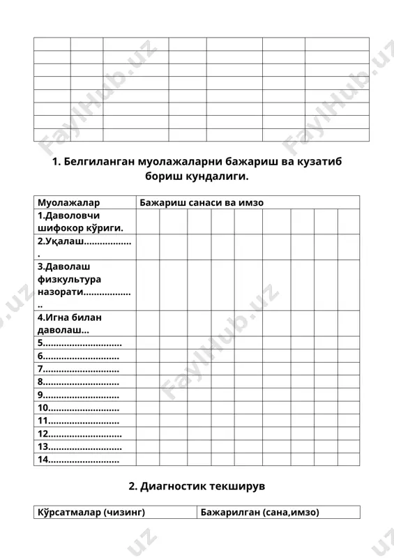 ___________________________________________ 4. даволаниш натижаси (чизинг): яхшиланди, оғирлашди, ўзгаришсиз, даволанди. «______»______________20___й. даволовчи шифокор имзоси
