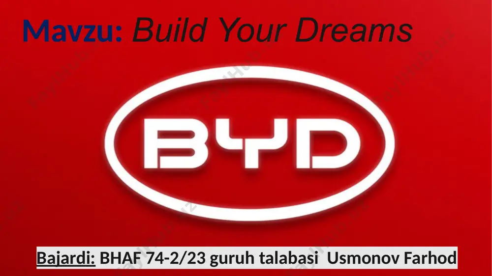 tashkil qilgan. bugungi kunda dividendlar (ttm)% 0,54% ni tashkil qiladi. aksiyalar real va nominal narxi byd nomi yaxshi biliniyorga qaramasdan, kompaniyaning aksiyalarining real va nominal narxlarini aniqlash qiyinchiliklarga olib keladi. siz faqat yaxshi xabarlar va infografika ma'lumotlar yoki boshqa maqbul manbalardan foydalanib, eng oxirgi narxlarni bilib olishingiz mumkin. xozirgi narxi - 213.62 cny (4/15/2024) image1.jpg image2.png image3.png image4.png image5.png image6.png image7.jpeg /docprops/thumbnail.jpeg