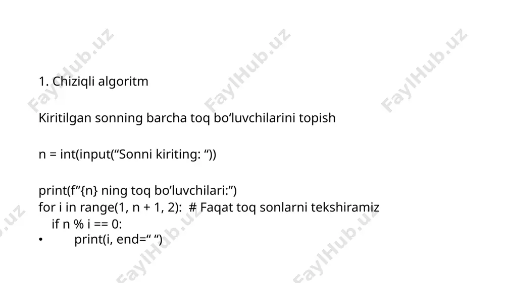 dasturlash asoslari fanidan amaliy ish - Page 2