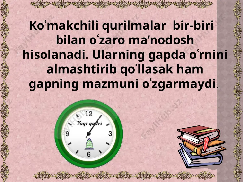 koʻmakchili qurilmalar yordamida ergashgan qoʻshma gaplar - Page 4