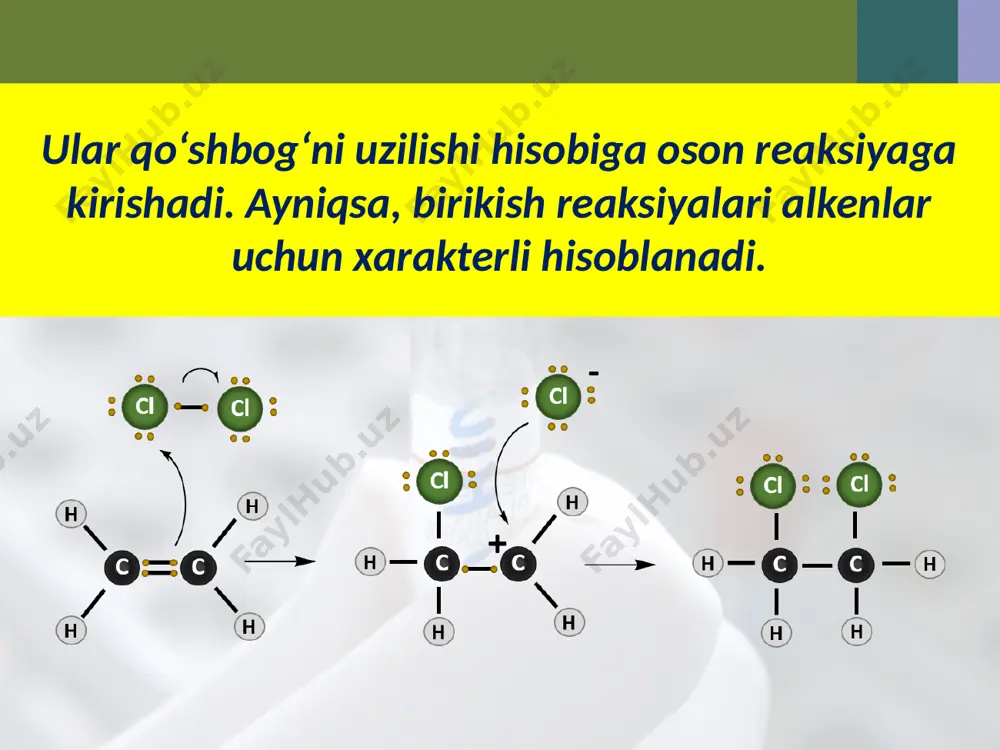 alkenlarning fizik va kimyoviy xossalari. 10 - sinf - Page 5