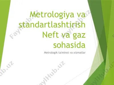 metrologiyavastandartlashtirish — PPTX