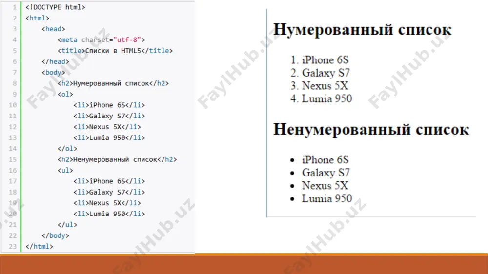 html5 da matnni formatlash - Page 5