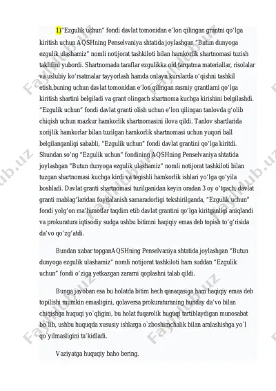"ezgulik uchun" fondi va "butun dunyoga ezgulik ulashamiz" tashkiloti hamkorlikda onlayn kurslar tashkil etdilar — PDF
