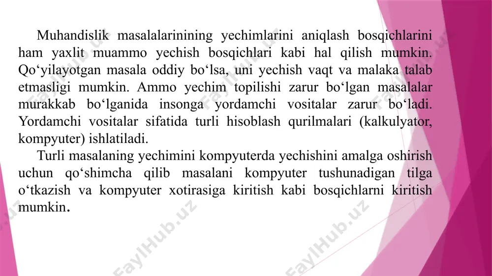 algoritmni ifodalash usullari - Page 3