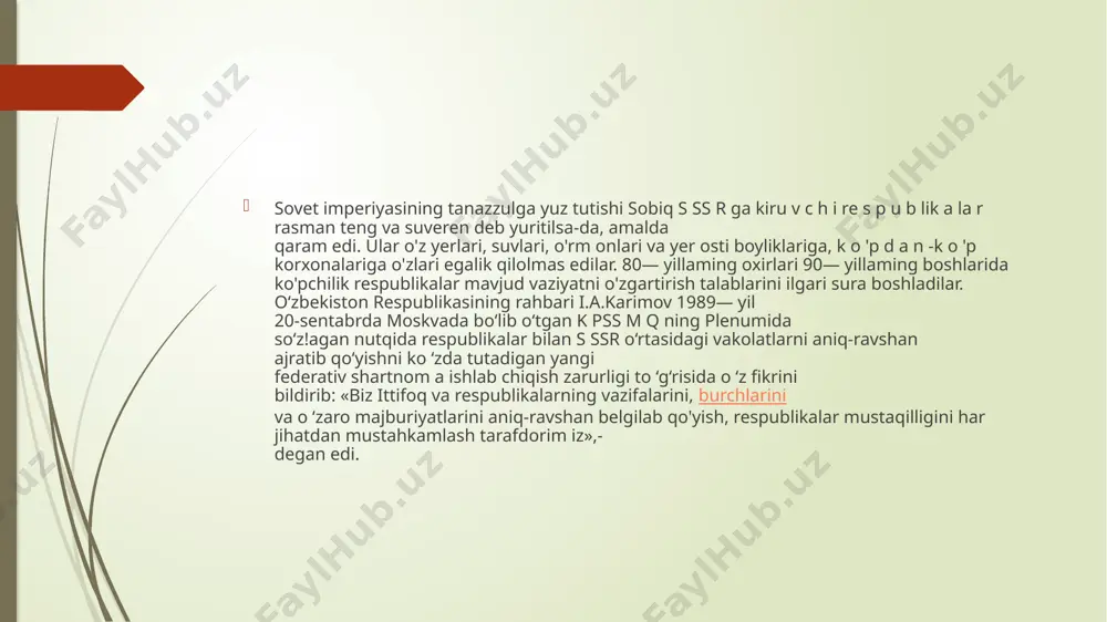 sovet imperiyasining tanazzulga yuz tutishi - Page 4