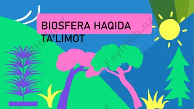 biosfera haqida ta’limot — PPTX