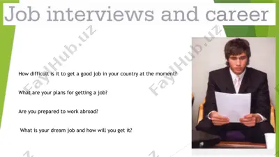 job interviews and career — PPTX
