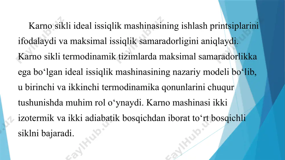 termodinamikaning ikkinchi qonuni - Page 5