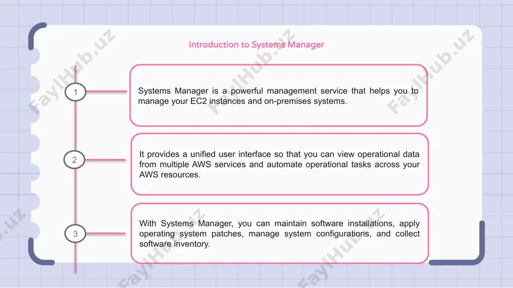res to safeguard the organization's systems and data from potential breaches and attacks. this may involve working closely with the it security team and staying updated on industry best practices. 1 2 3 performance monitoring and optimization the systems manager plays a crucial role in performance monitoring and optimization. by using various tools and techniques, the manager can identify potential bottlenecks and inefficiencies in the system. this allows for timely intervention and adjustments to ensure optimal performance. performance monitoring involves tracking key metrics such as cpu usage, memory utilization, and network traffic. by analyzing these metrics, the systems manager can gain insights into the system's overall performance and pinpoint areas that require optimization. this proactive approach helps to maintain system efficiency and stability. optimization efforts may include fine-tuning system configurations, optimizing software settings, and implementing performance-enhancing solutions. constantly monitoring and optimizing system performance is essential for ensuring smooth operations and …