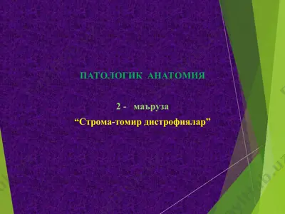 str0ma-t0mir distrofiyalar — PPT