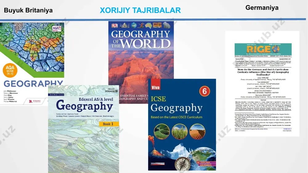 tabiiyot va geografiya fanlarini o‘qitishda xorijiy tajriba - Page 4