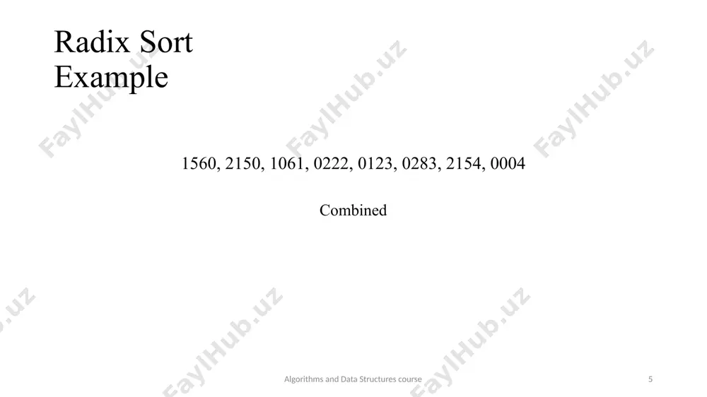 radix sort - Page 5